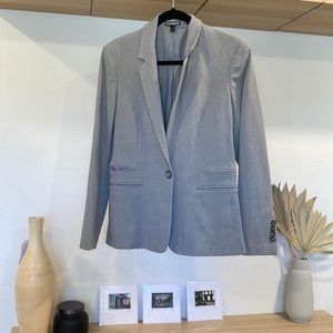 Express light gray blazer